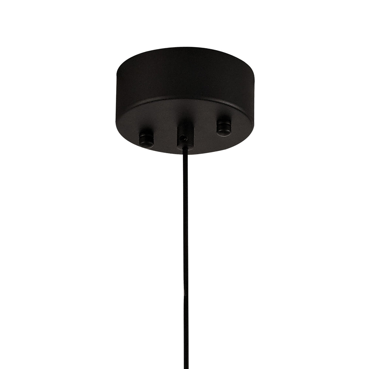 Modern Elegance: 2 x 2W LED Pendant Light in Sand Black and Gold, 3000K Warm White