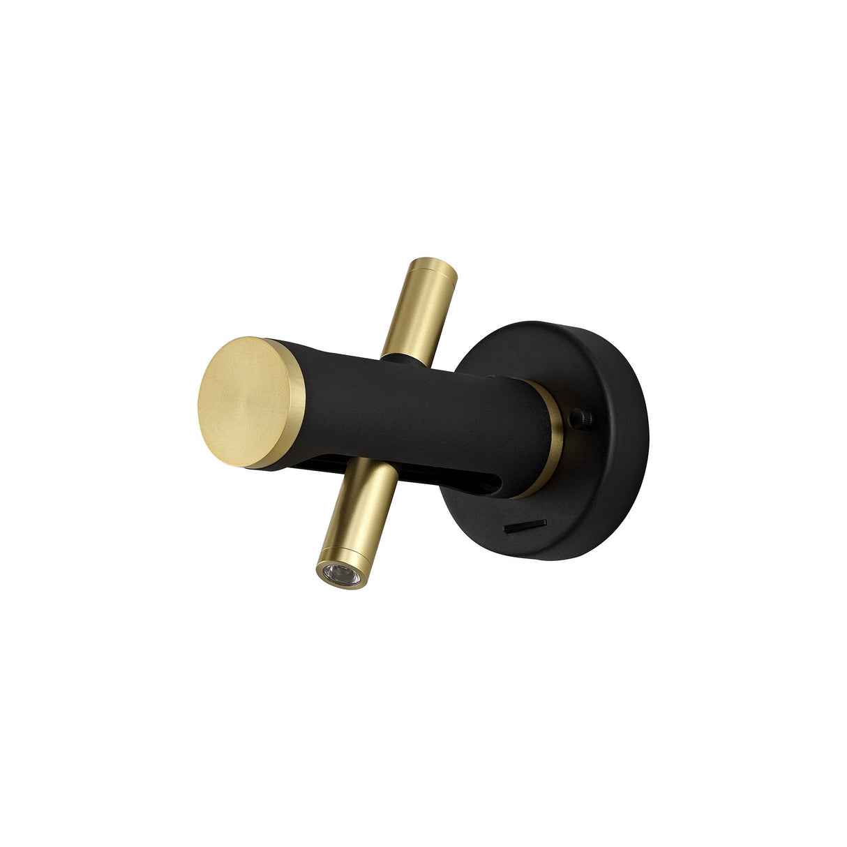 Modern Sand Black and Gold LED Wall Light - 3-Year Warranty