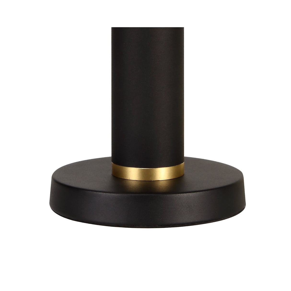 Elegant Sand Black and Gold LED Table Lamp with Warm White Glow, 2x2W, 560lm, 3-Year Warranty