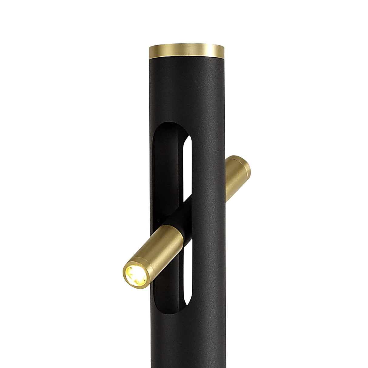 Modern Elegance Floor Lamp with 6 LED, Sand Black & Gold Finish, 1680lm, 3-Year Warranty