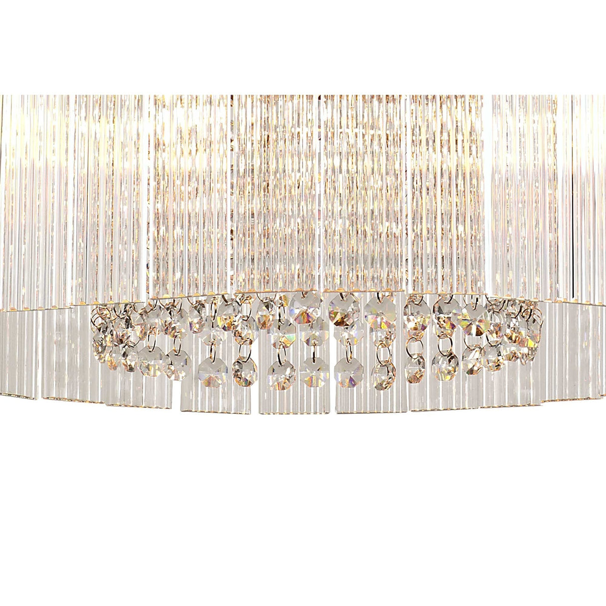 Elegant 5-Light Round Pendant with Brown Oxide Finish