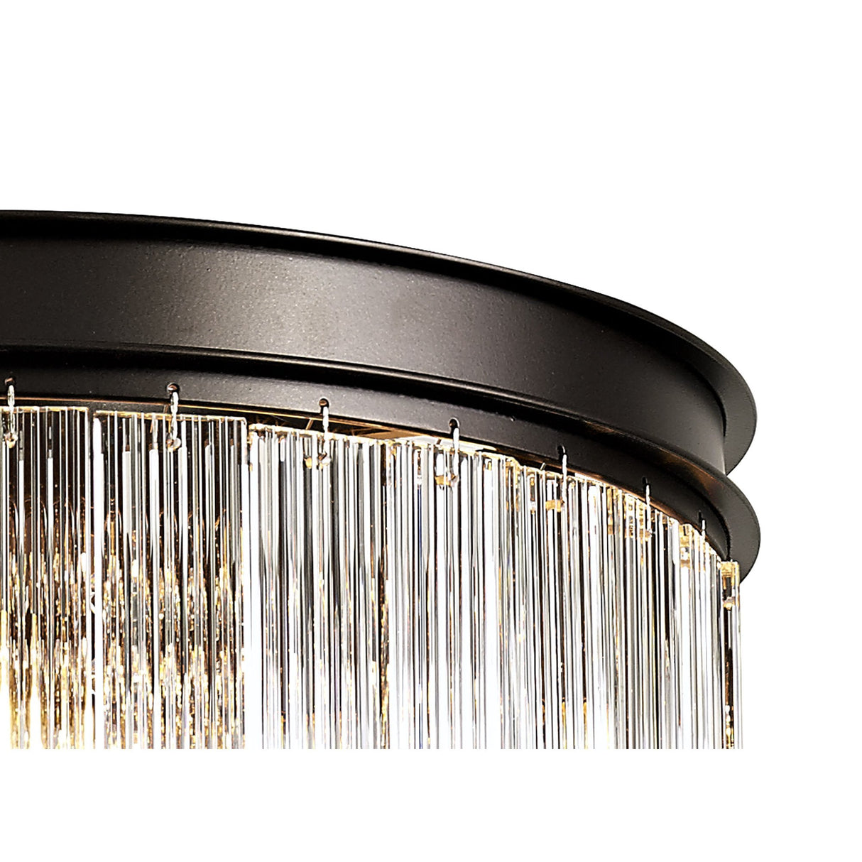 Elegant 5-Light Round Pendant with Brown Oxide Finish