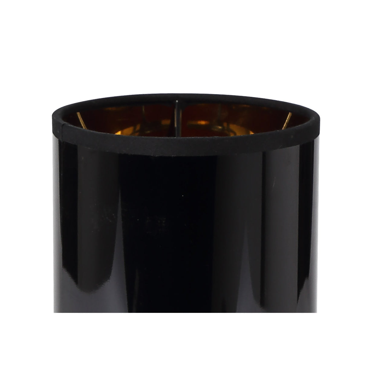 Round Gold and Black 120 x 200mm Lampshade