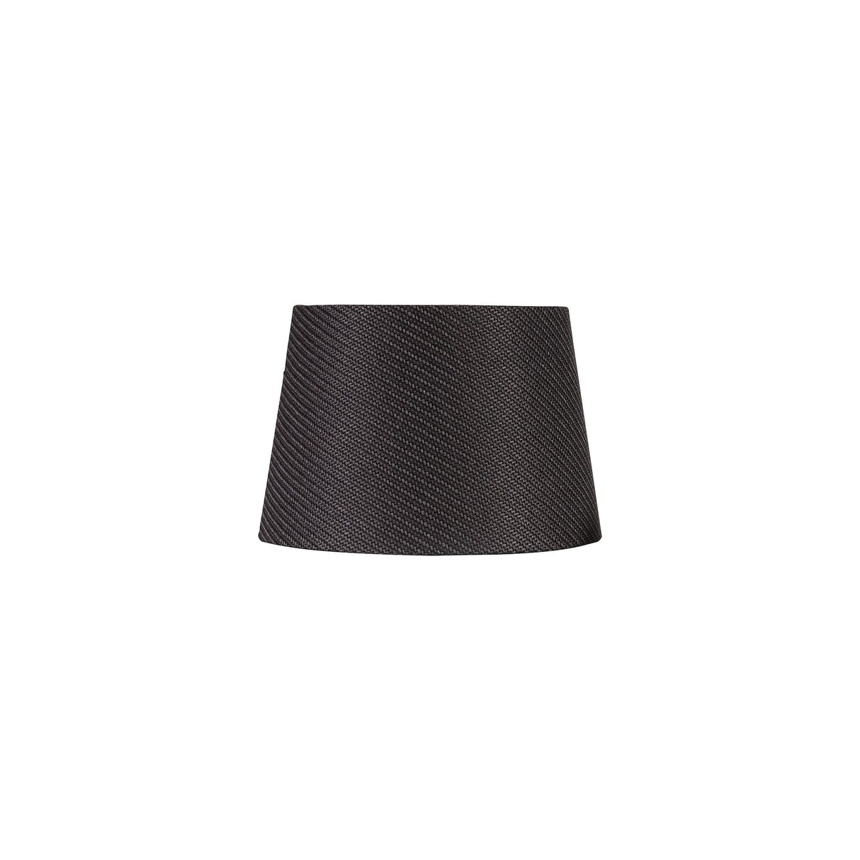 Modern Charcoal Grey Fabric Shade with Translucent White Accent – 240-300mm Round Design