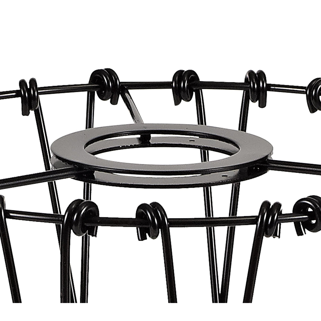 Adjustable Matte Black Non-Electric Shade, 30cm