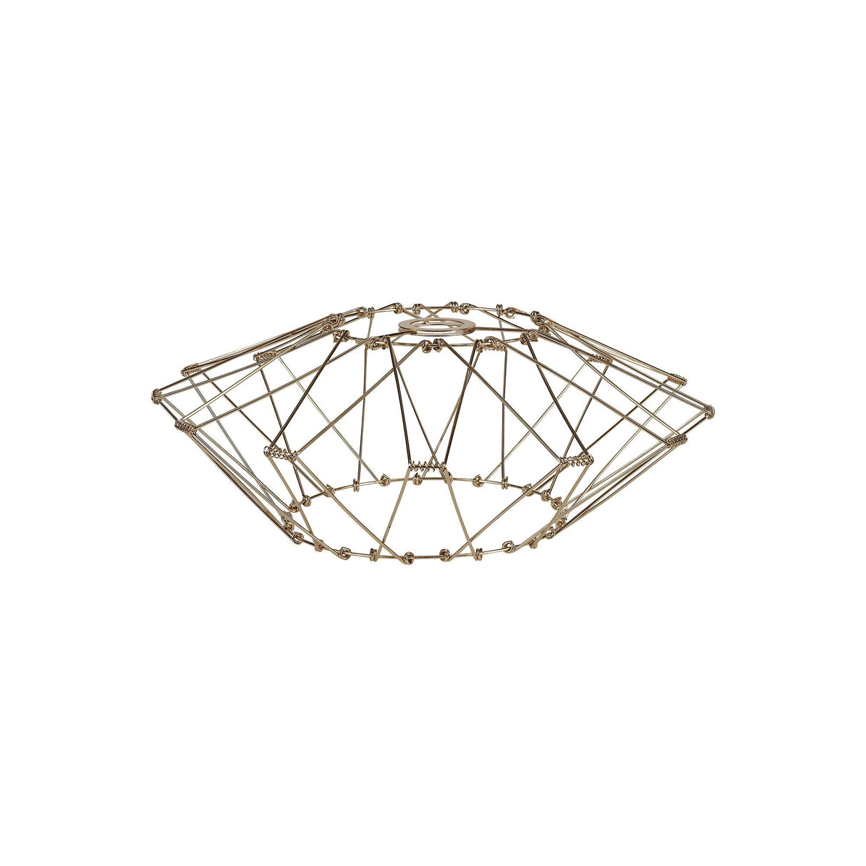 French Gold Adjustable & Flexible Non-Electric Shade, 30cm