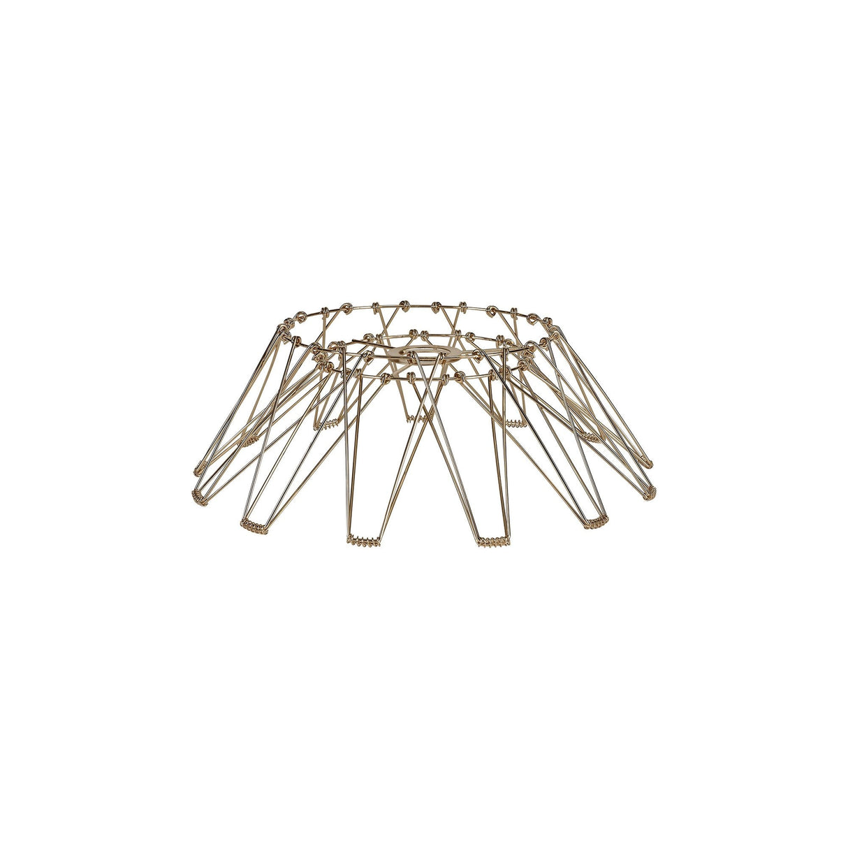 French Gold Adjustable & Flexible Non-Electric Shade, 30cm