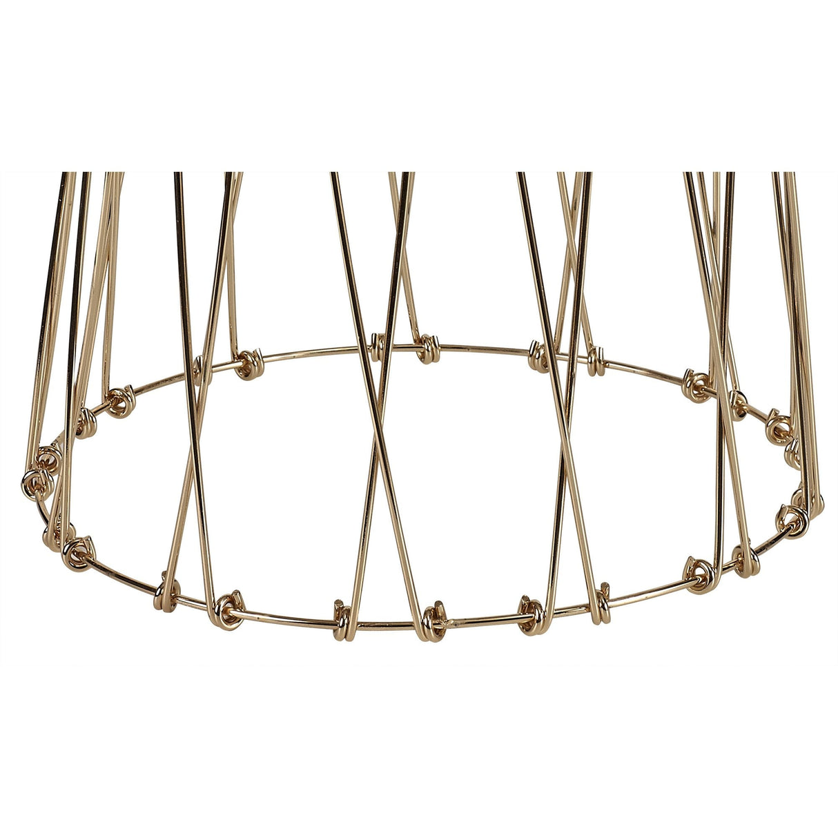 French Gold Adjustable & Flexible Non-Electric Shade, 30cm