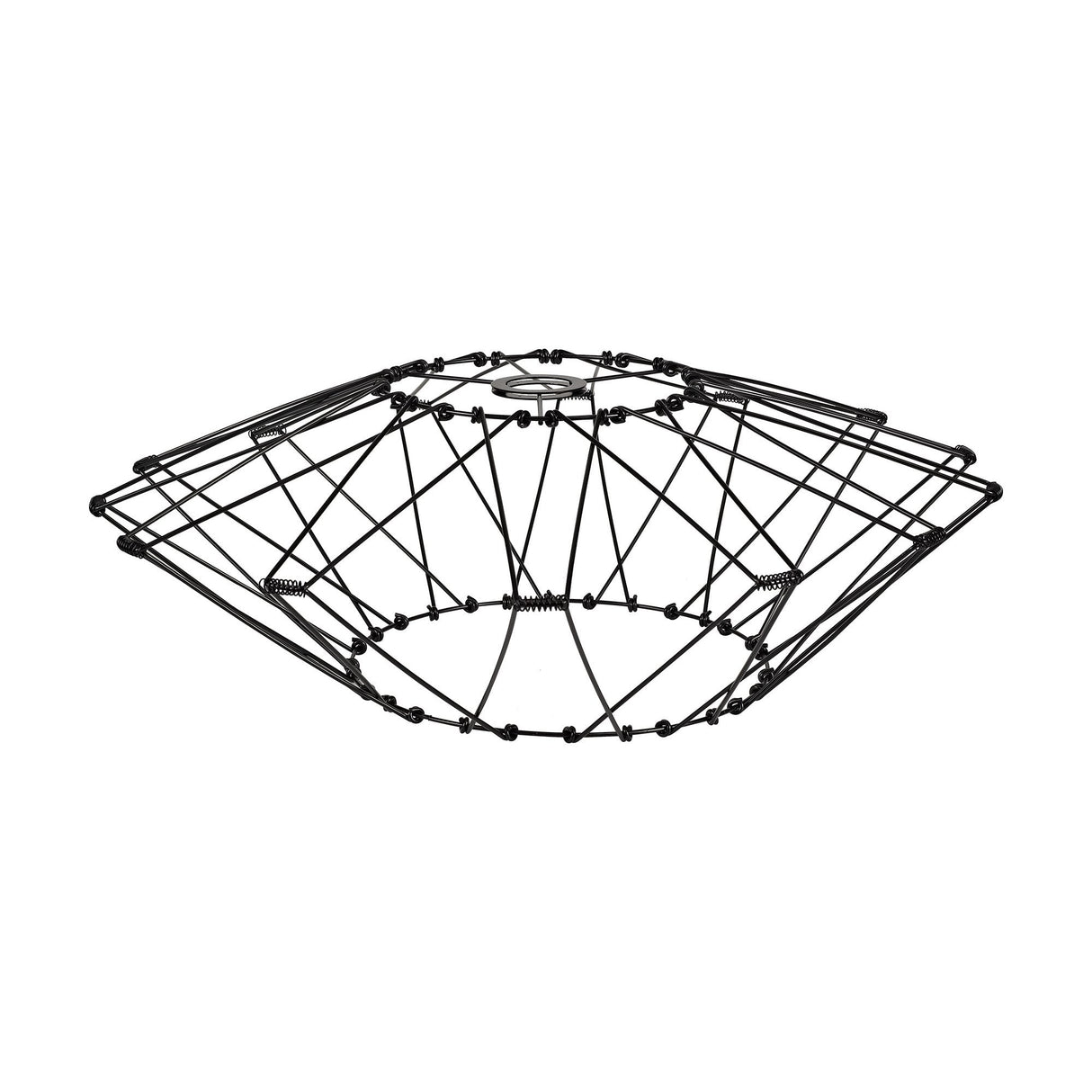 40cm Adjustable & Flexible Matt Black Shade (Non-Electric)
