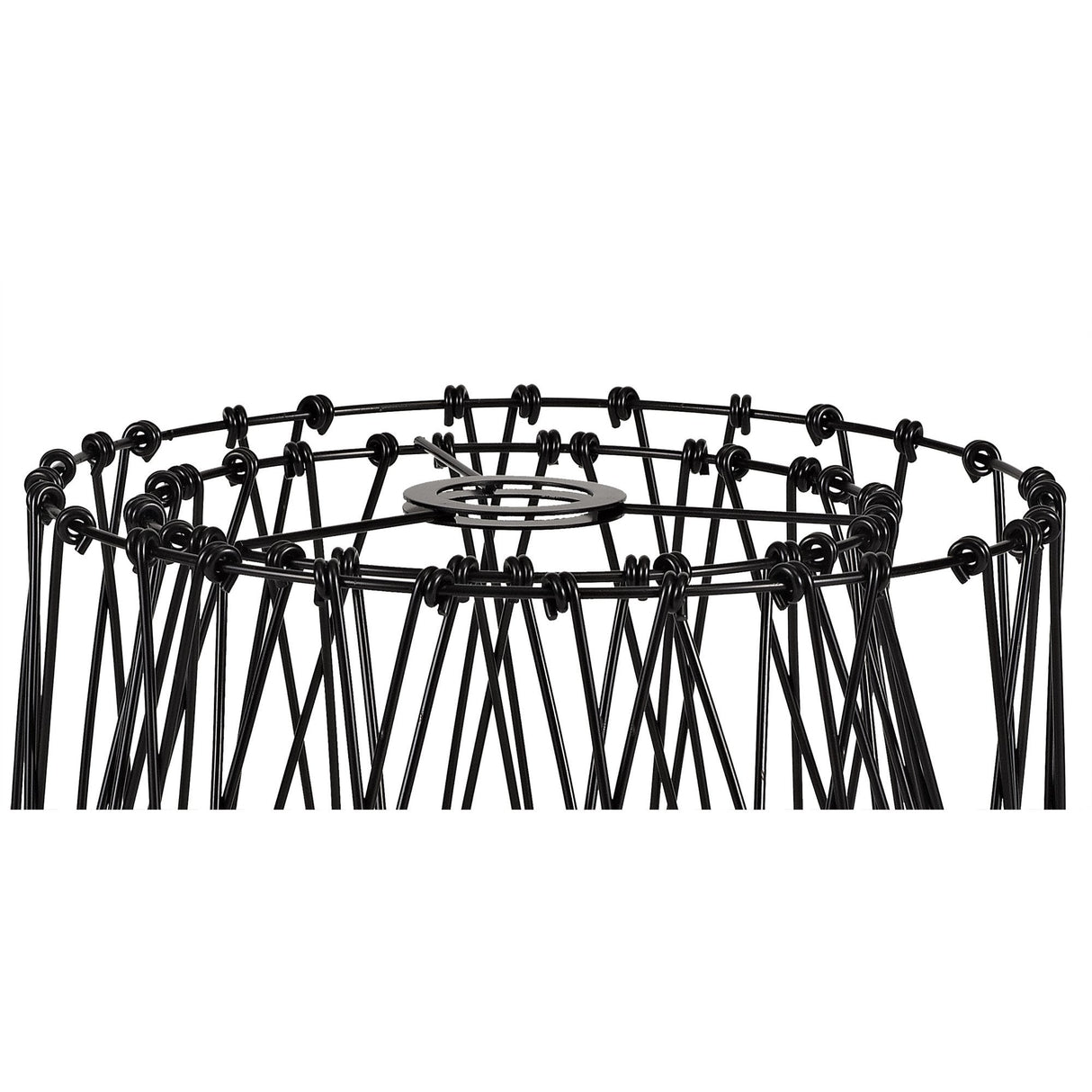40cm Adjustable & Flexible Matt Black Shade (Non-Electric)