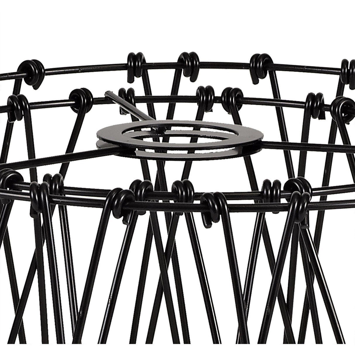 40cm Adjustable & Flexible Matt Black Shade (Non-Electric)