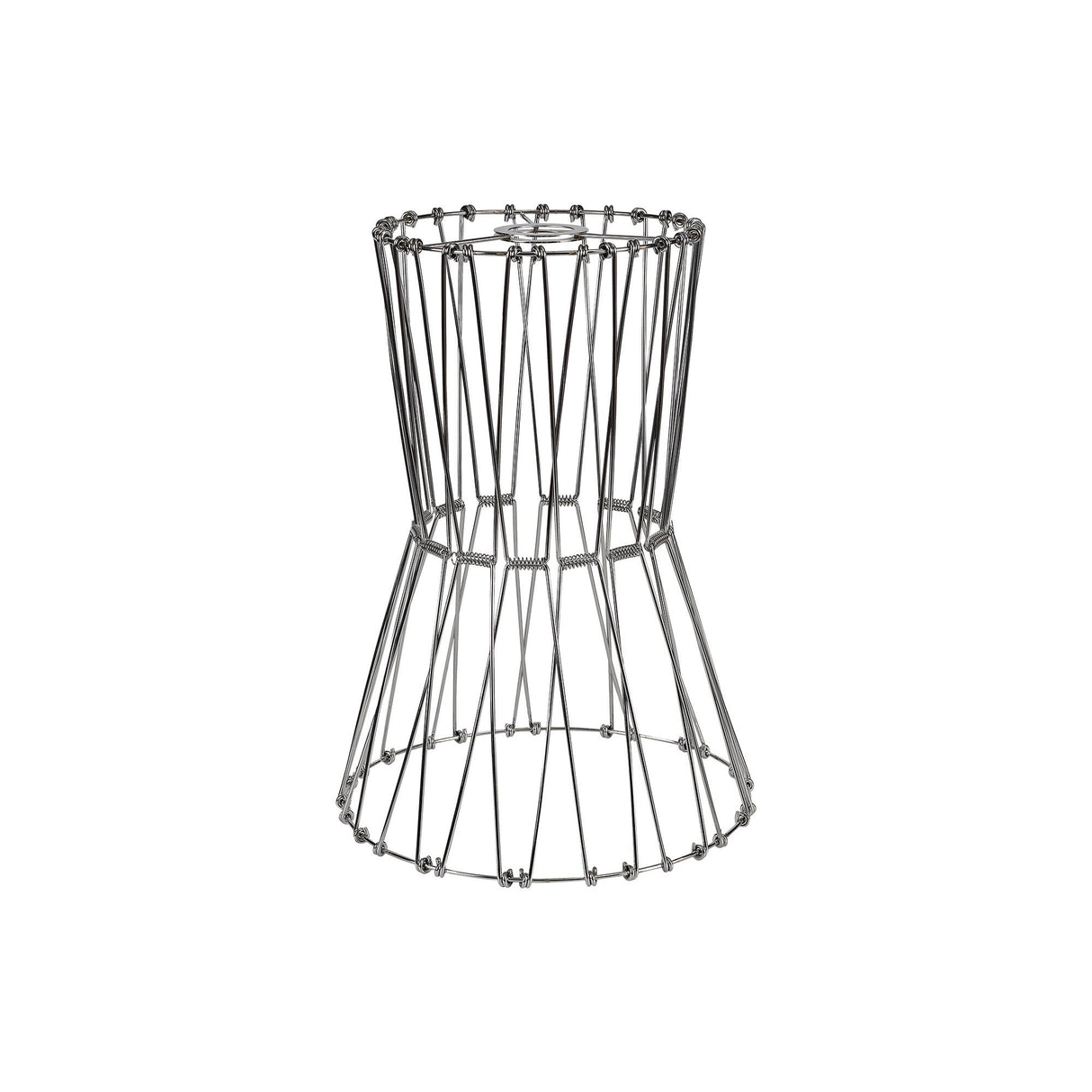 Adjustable Polished Chrome Pendant Shade - 40cm