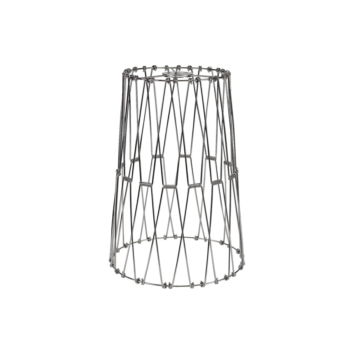 Adjustable Polished Chrome Pendant Shade - 40cm