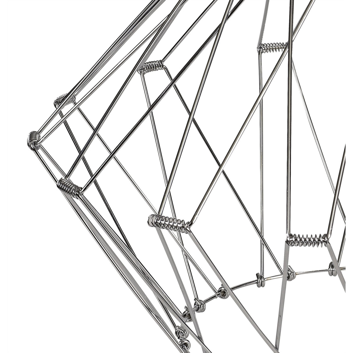 Adjustable Polished Chrome Pendant Shade - 40cm