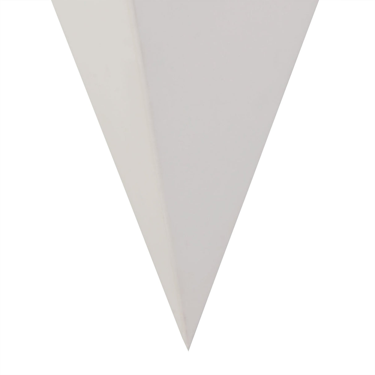 Geometric Illuminance Wall Sconce – Customizable White Finish
