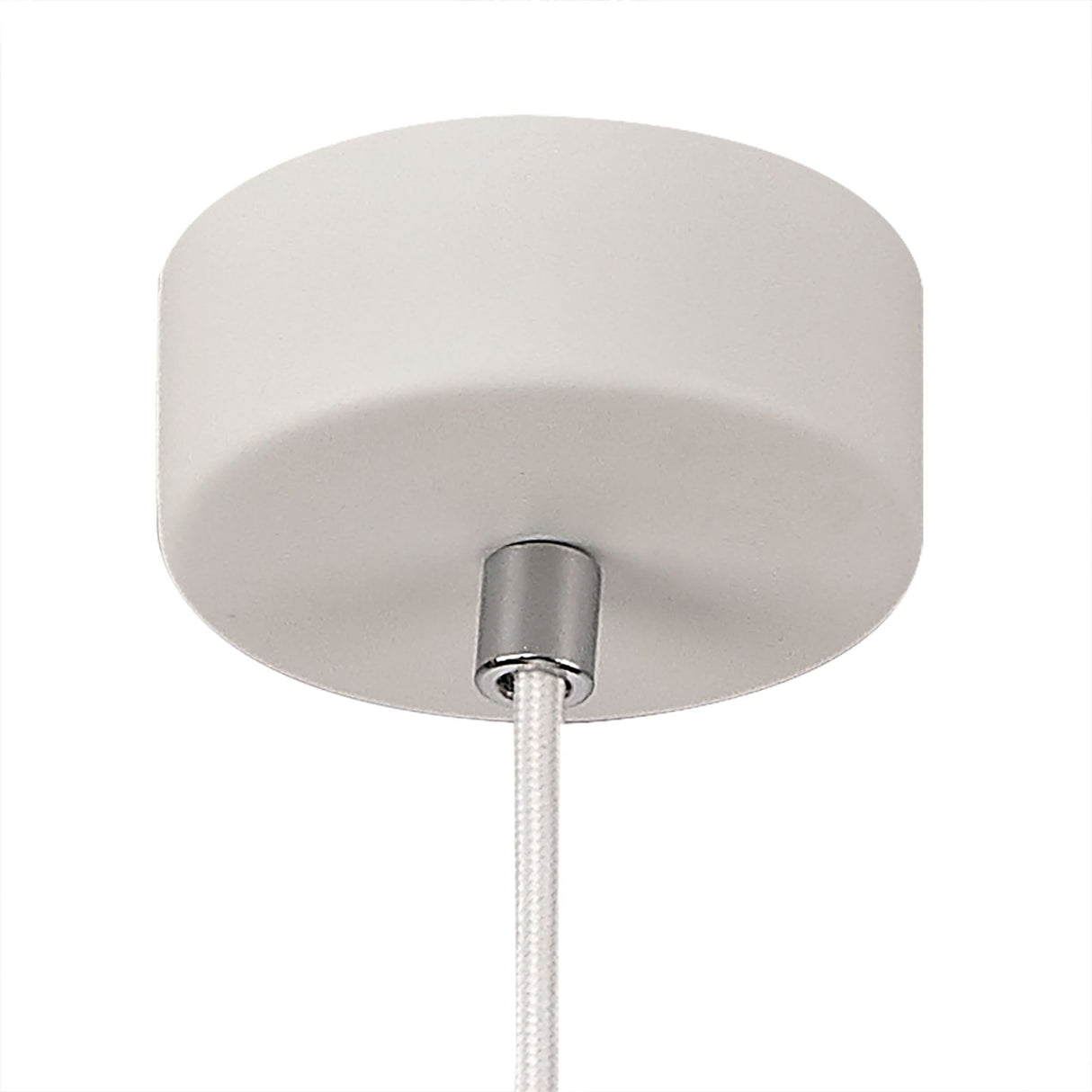 Versatile White Gypsum Pendant Light, E27 Socket