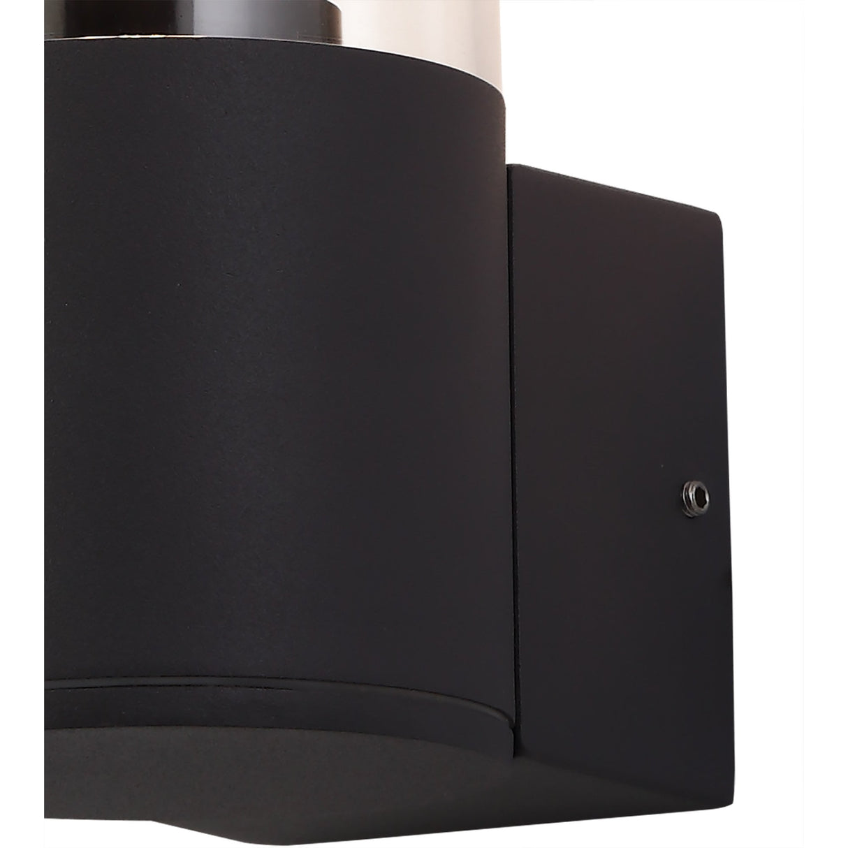 Modern Anthracite Wall Lamp with Clear Shade, E27, 20W Max, IP54, 2-Year Warranty