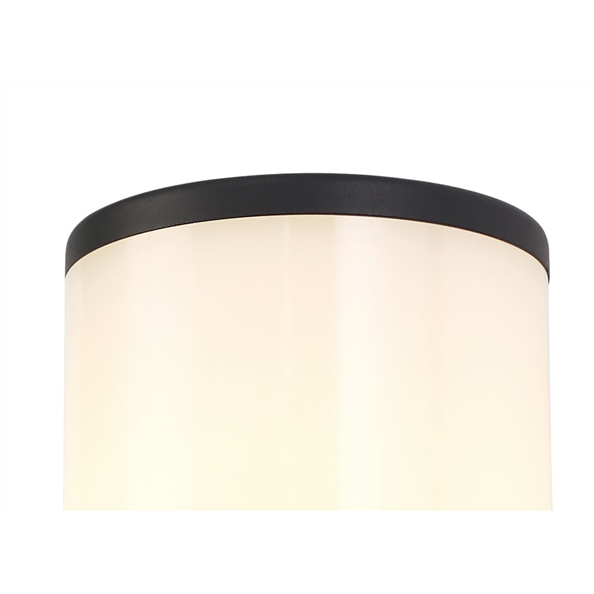 Modern Anthracite Wall Lamp with Opal Shade, E27 Compatible, IP54, 2-Year Warranty