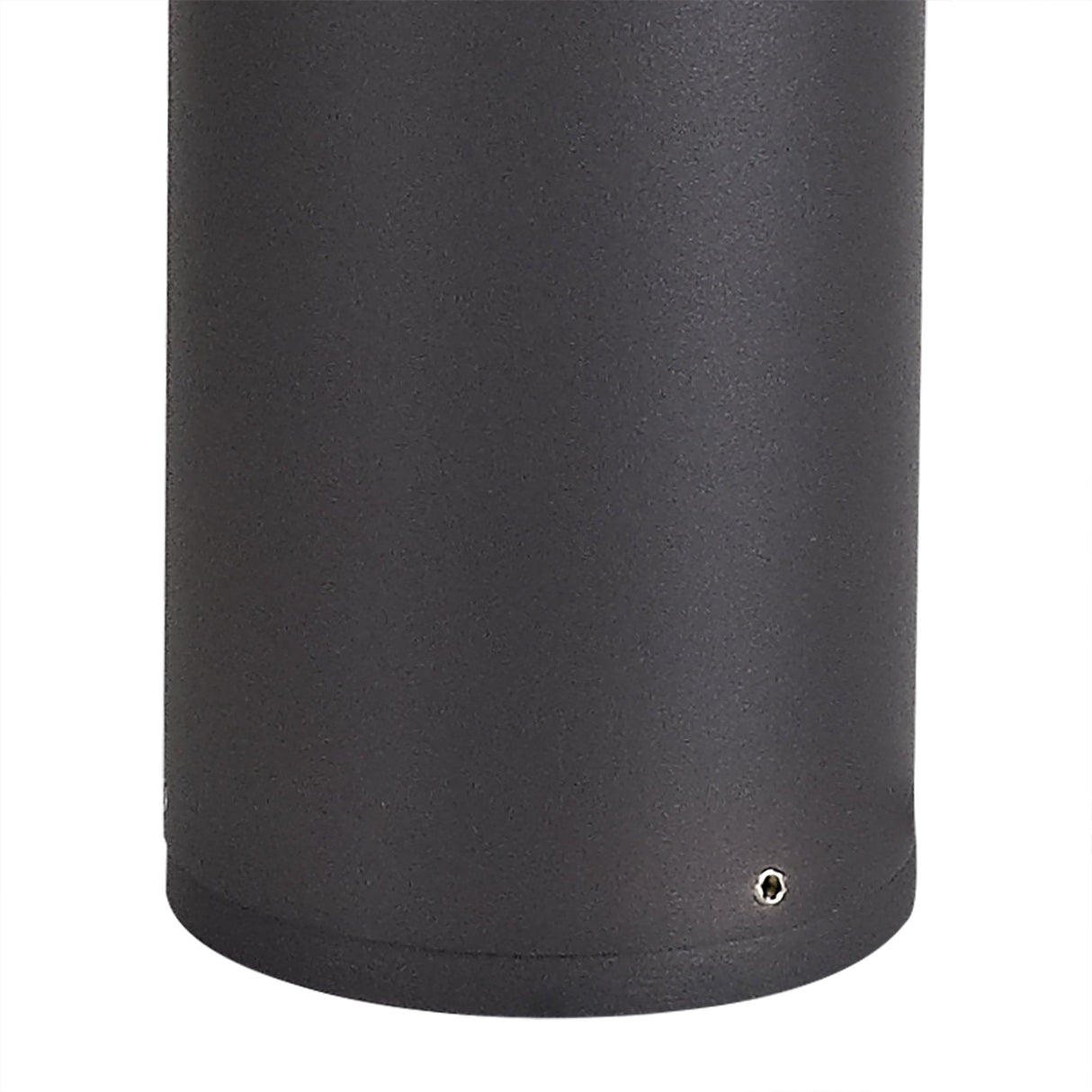 Anthracite 65cm Outdoor Post Light, Smoked Shade, E27 IP54, 2-Year Warranty