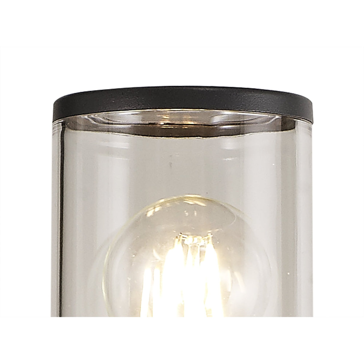 90cm Outdoor Post Light, E27, IP54, Anthracite & Clear, 2-Year Warranty