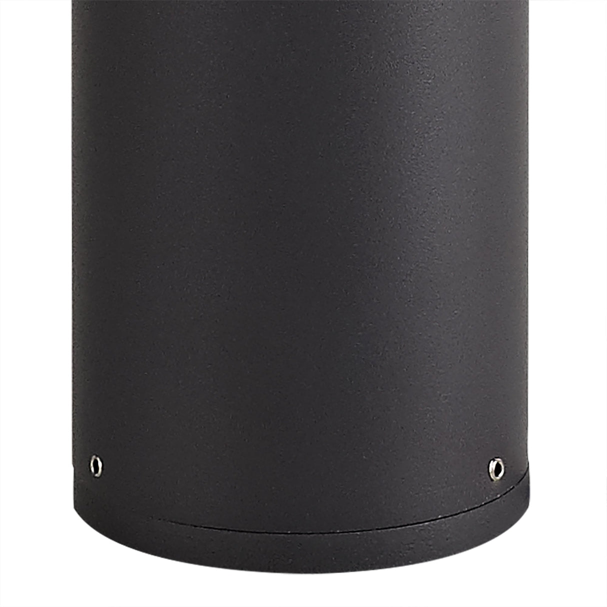 Outdoor Modern Anthracite Post Lamp, 90cm, Smoked Glass, E27 Socket, IP54 Rating