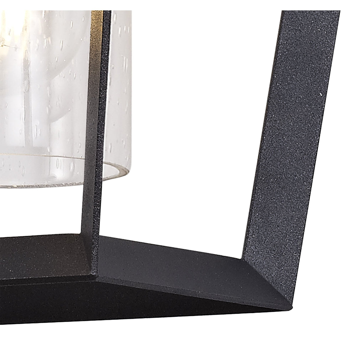 Anthracite Outdoor Wall Lamp with Clear Raindrop Glass, 1 x E27, IP54 Rating, 2-Year Warranty