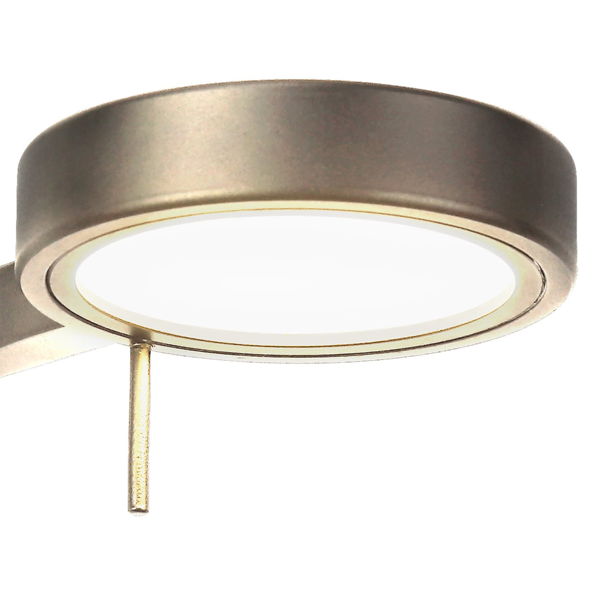 Satin Nickel Adjustable Wall Lamp with Integrated LED - 8W, 3000K Warm White, 3-Year Warranty