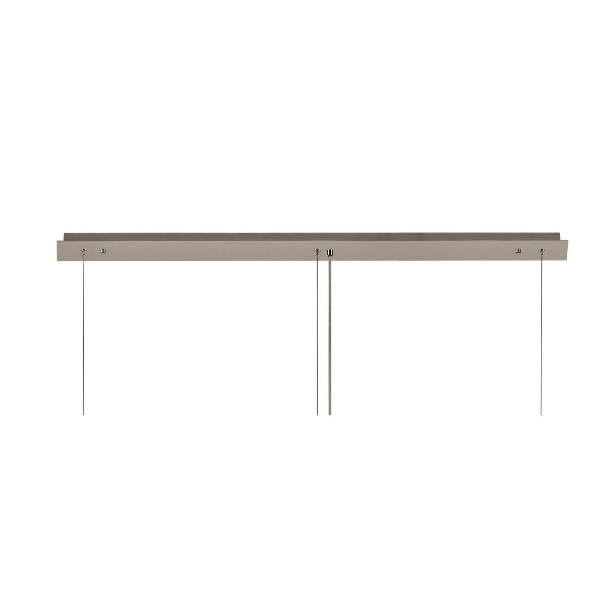 Sleek 7-Light Crystal Rectangular Pendant Chandelier, Polished Chrome Finish