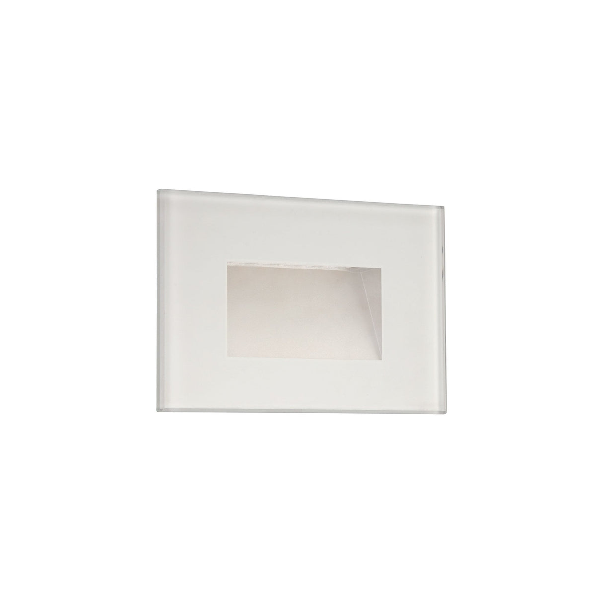 Sleek White Recessed Wall LED Lamp, 3.3W, Warm 3000K, 145 Lumens, IP65 Rated, 3-Year Warranty