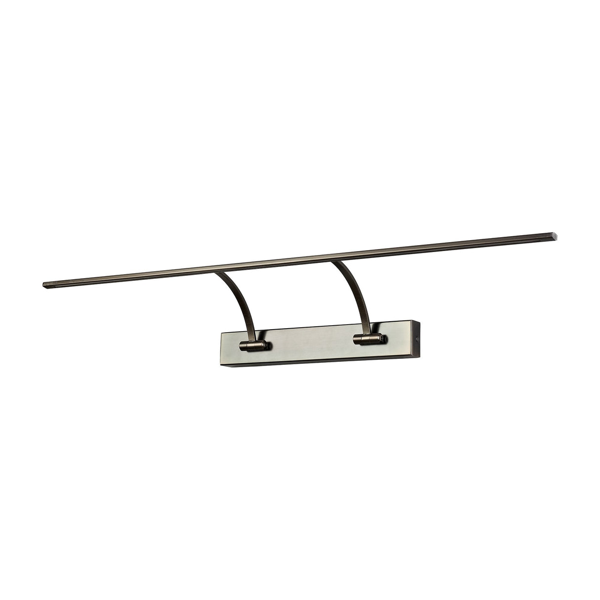 Elegant Twin Arm Bronze LED Picture Light, 95cm