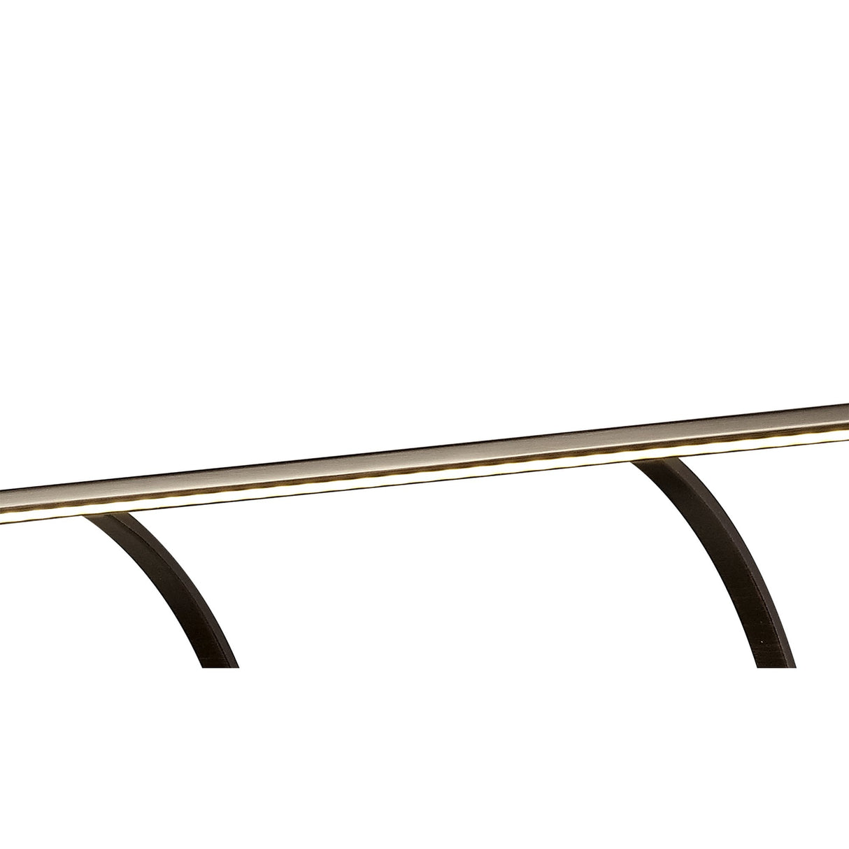 Elegant Twin Arm Bronze LED Picture Light, 95cm