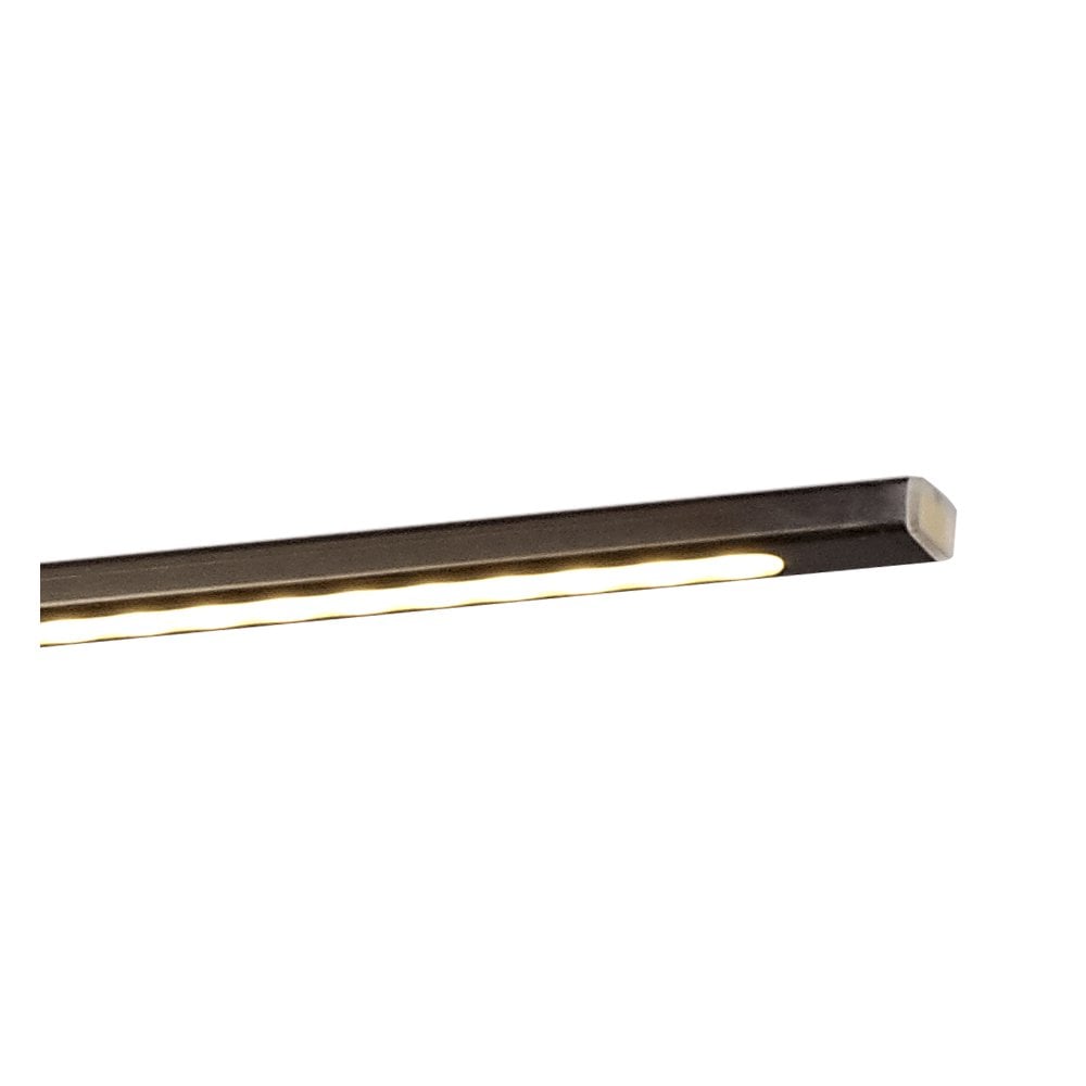 Elegant Twin Arm Bronze LED Picture Light, 95cm