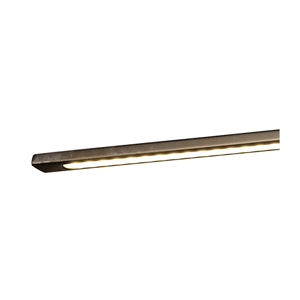 Elegant Twin Arm Bronze LED Picture Light, 95cm