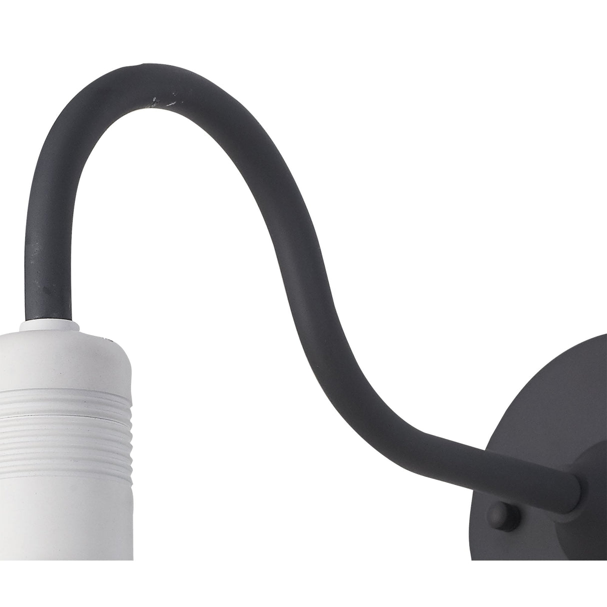 Outdoor Wall Light, E27, IP65, Anthracite/Matt White Finish, 2-Year Warranty