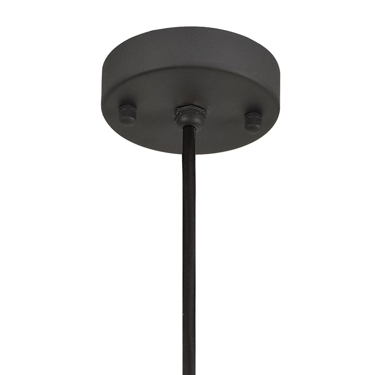Outdoor Pendant Light, 1 E27 Socket, Weatherproof Anthracite/White Finish, 2-Year Warranty