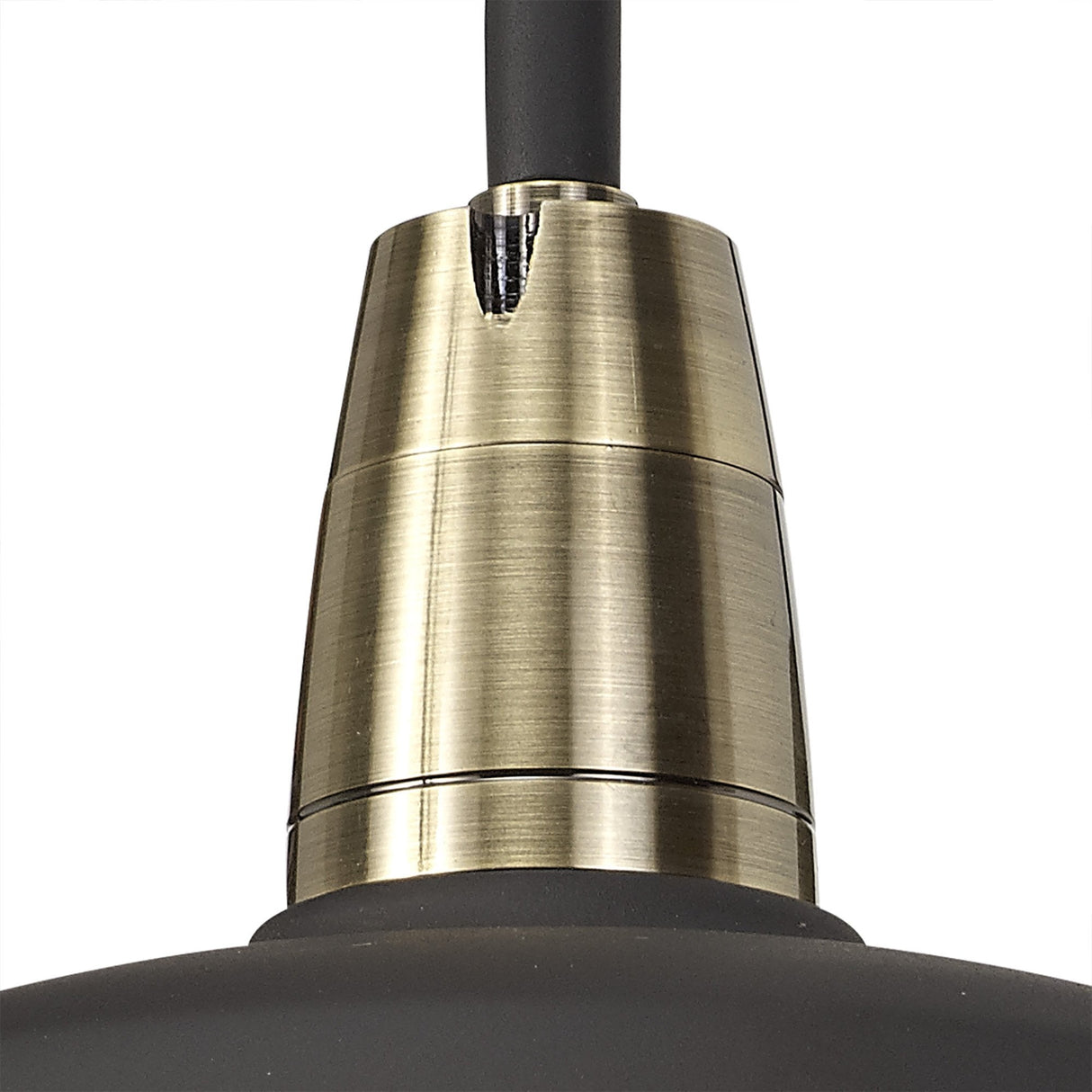 Contemporary Outdoor Wall Lamp, Matt Black & Brushed Bronze Finish, Clear Shade, 2-Year Warranty
