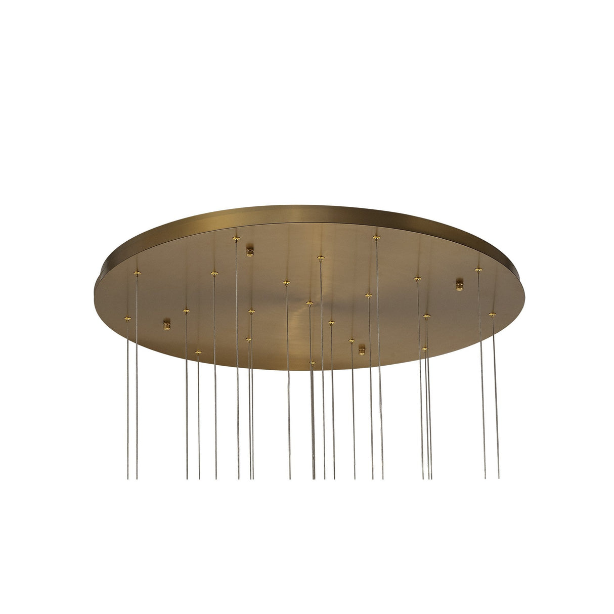 Luxe Cascade Pendant Light with Cognac Glass and Brass Accents