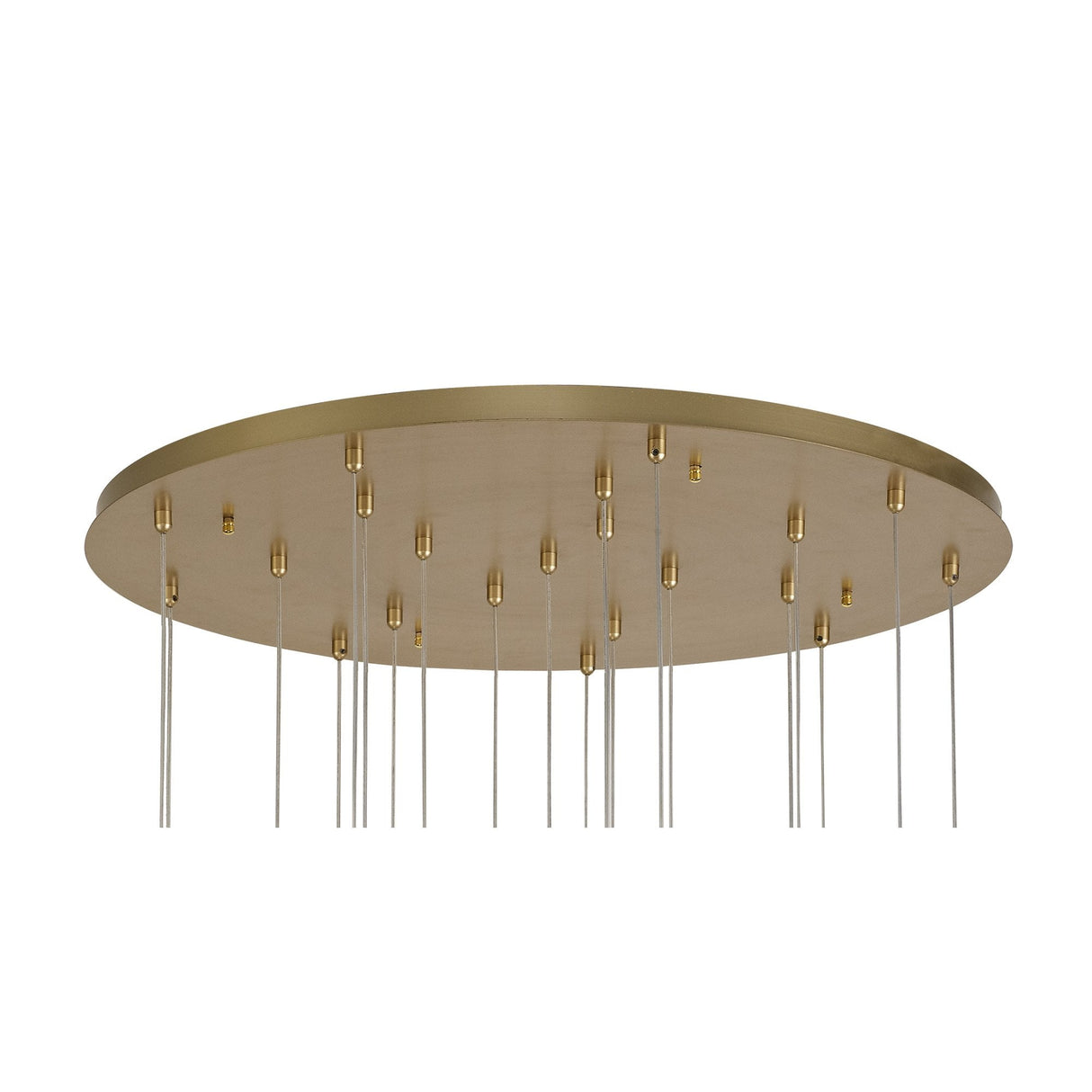 Elegant Brushed Gold LED Pendant Light - 860mm, Dimmable, Warm White