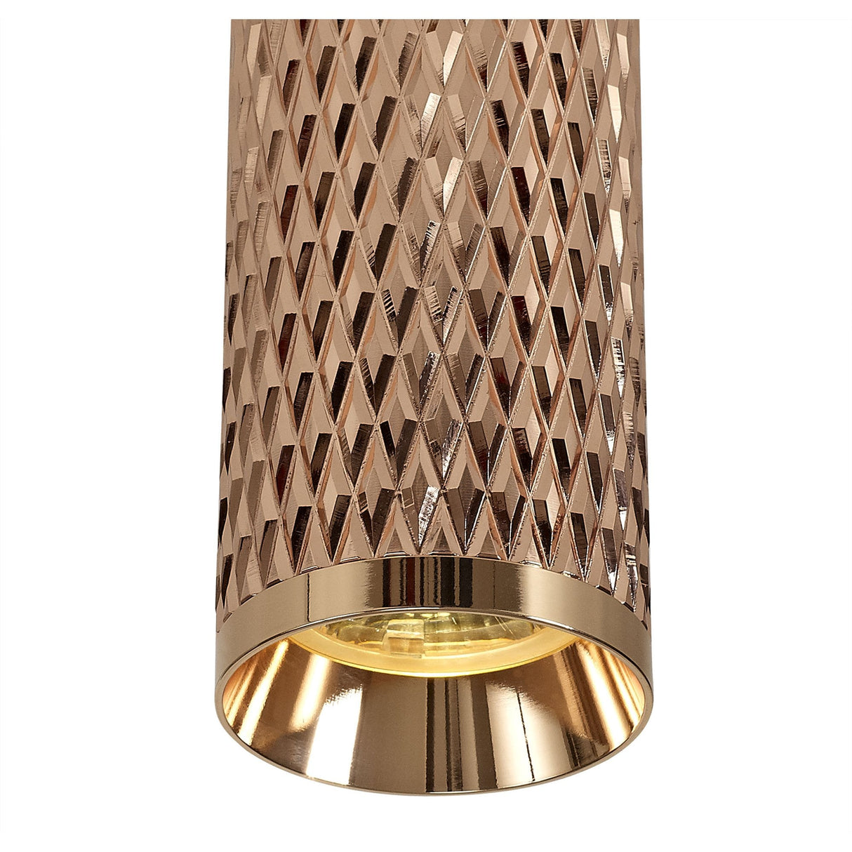 Rose Gold 20cm Modern Surface Mounted Ceiling Spotlight Fixture