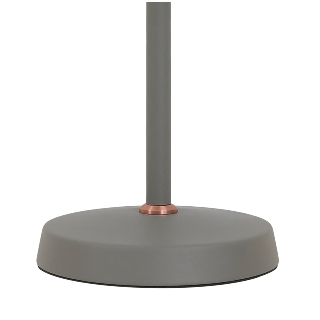 Versatile Sand Grey and Copper Adjustable Desk Lamp