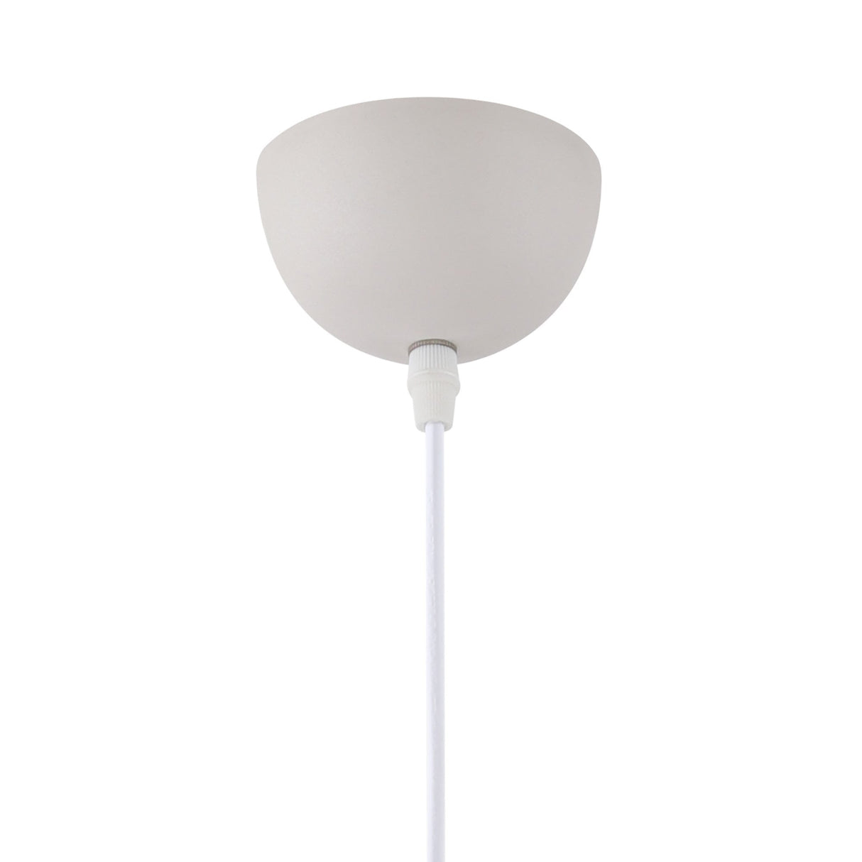 Elegant Pendant Light with Sand White and Satin Nickel Finish