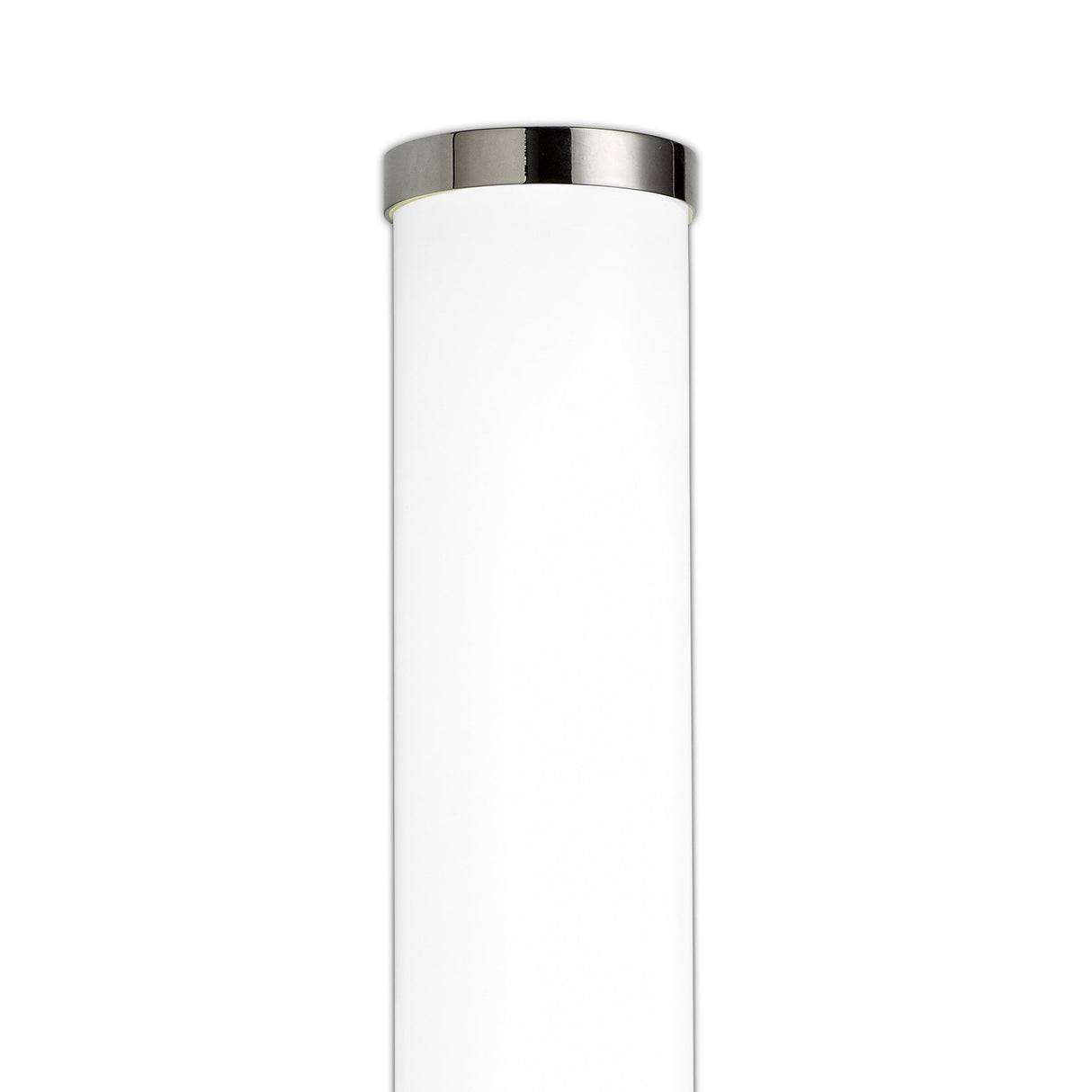 Compact Chrome Wall Light with Opal Shade, 9W LED, 4000K, IP44, 3-Year Warranty