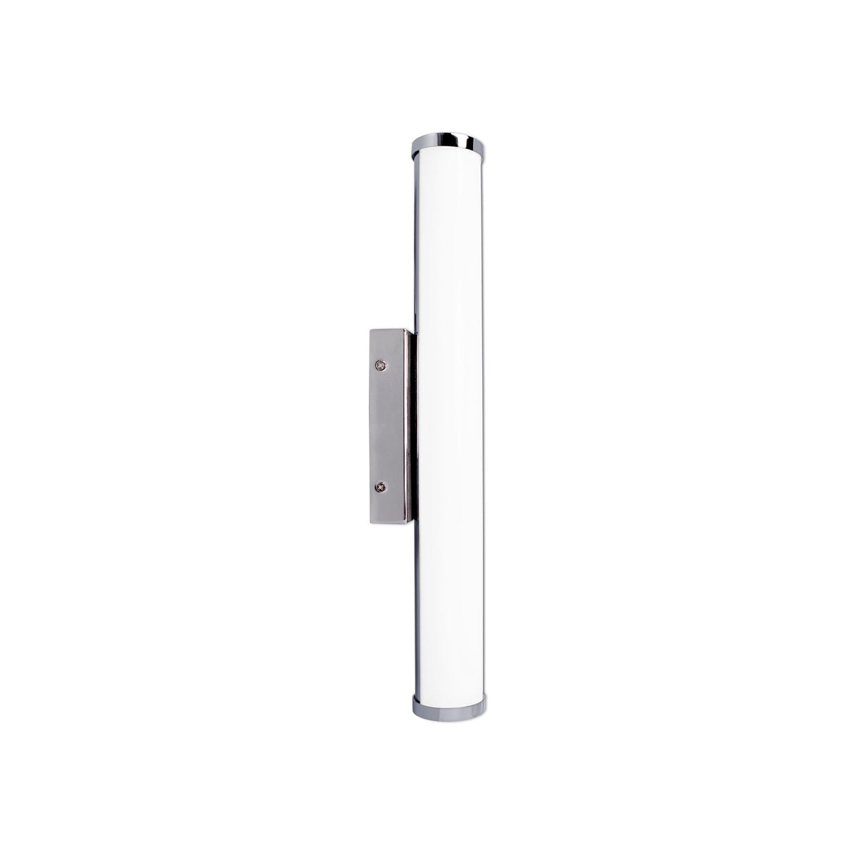 Elegant Polished Chrome Wall Light, 12W Integrated LED, 4000K, IP44, 848 Lumens, 3-Year Warranty