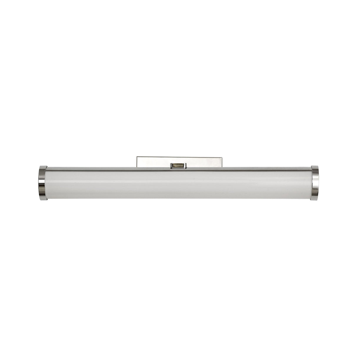 Polished Chrome Wall Lamp with Opal White Shade, 12W LED, 4000K Natural White, 795lm, IP44 Rating, 3-Year Warranty