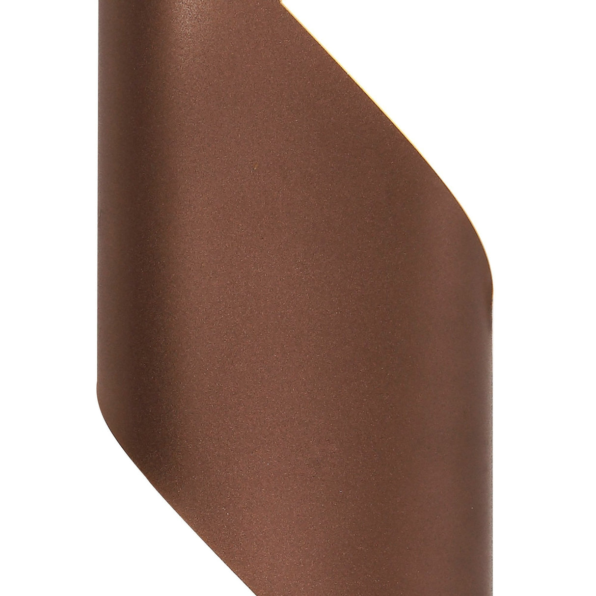 Elegant Wall Lamp with Frosted Shade, 8W LED, 3000K, Satin Brown/Chrome, 3-Year Warranty