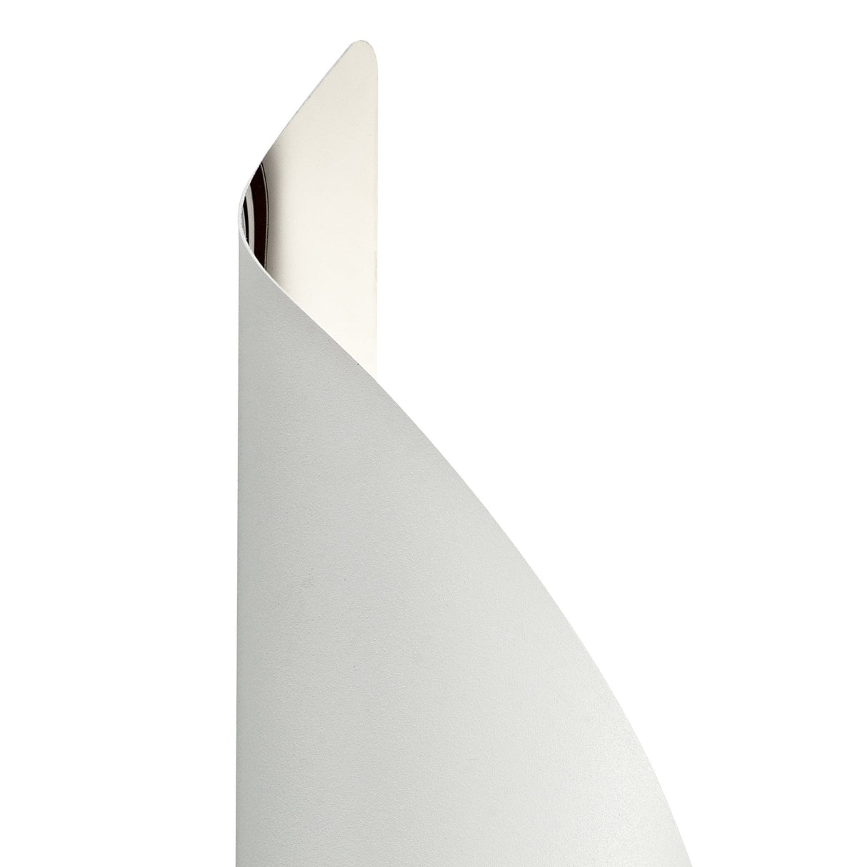 Modern Wall Sconce, 8W Integrated LED, 3000K Warm Glow, White/Polished Chrome, 3-Year Warranty