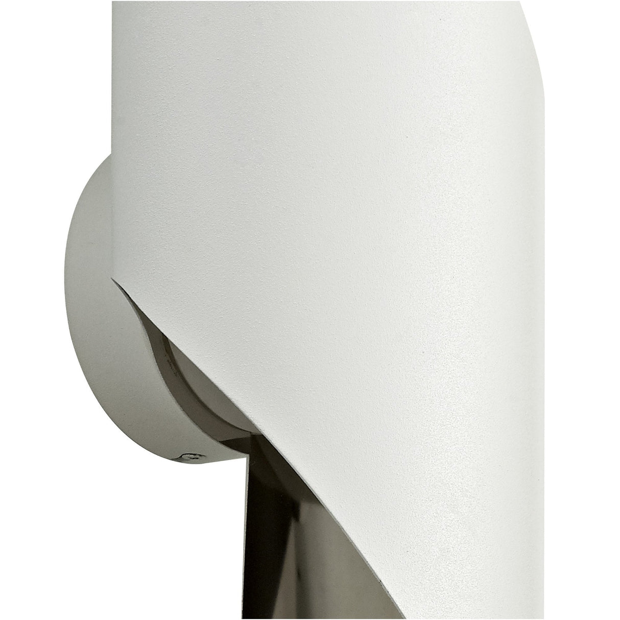Modern Wall Sconce, 8W Integrated LED, 3000K Warm Glow, White/Polished Chrome, 3-Year Warranty