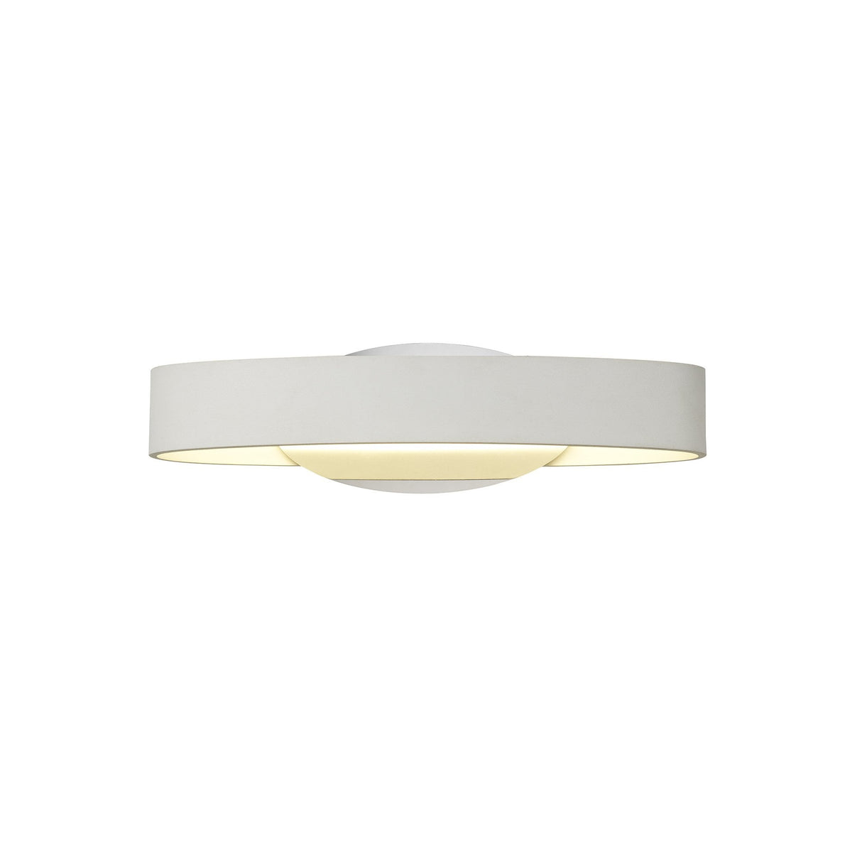 Contemporary Wall Light, 6W LED, 3000K, 480lm, White/Chrome Finish, 3-Year Warranty