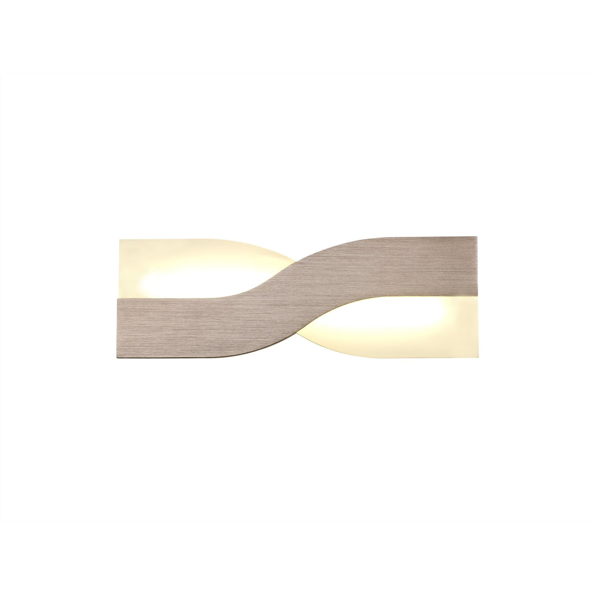 Modern Wall Lamp, 8W LED, Warm White, Brushed Brown and Frosted Finish, 3-Year Warranty