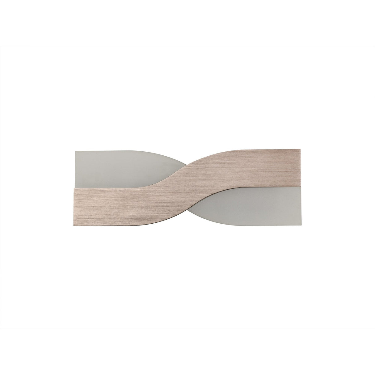 Modern Wall Lamp, 8W LED, Warm White, Brushed Brown and Frosted Finish, 3-Year Warranty